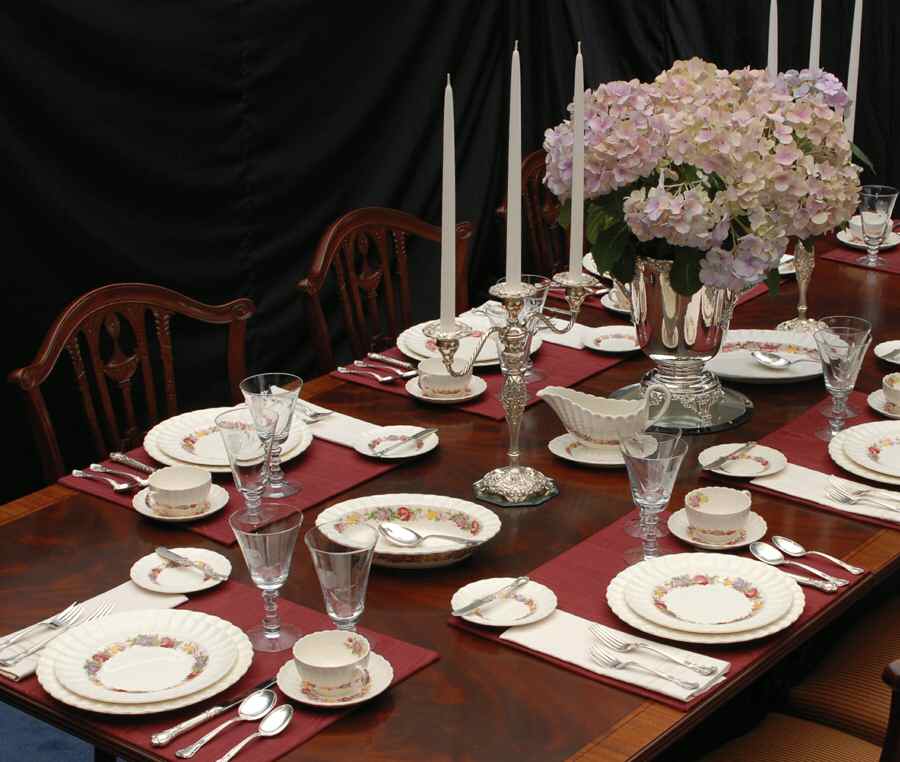 Rose Briar 43 Piece Estate Set by Spode-1