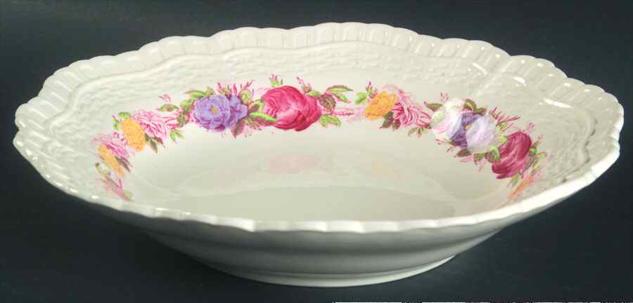 Rose Briar 8" Scalloped Bowl by Spode-1