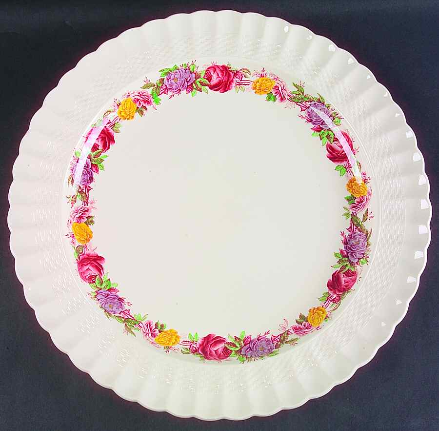 Rose Briar 15" Chop Plate (Round Platter) by Spode-1