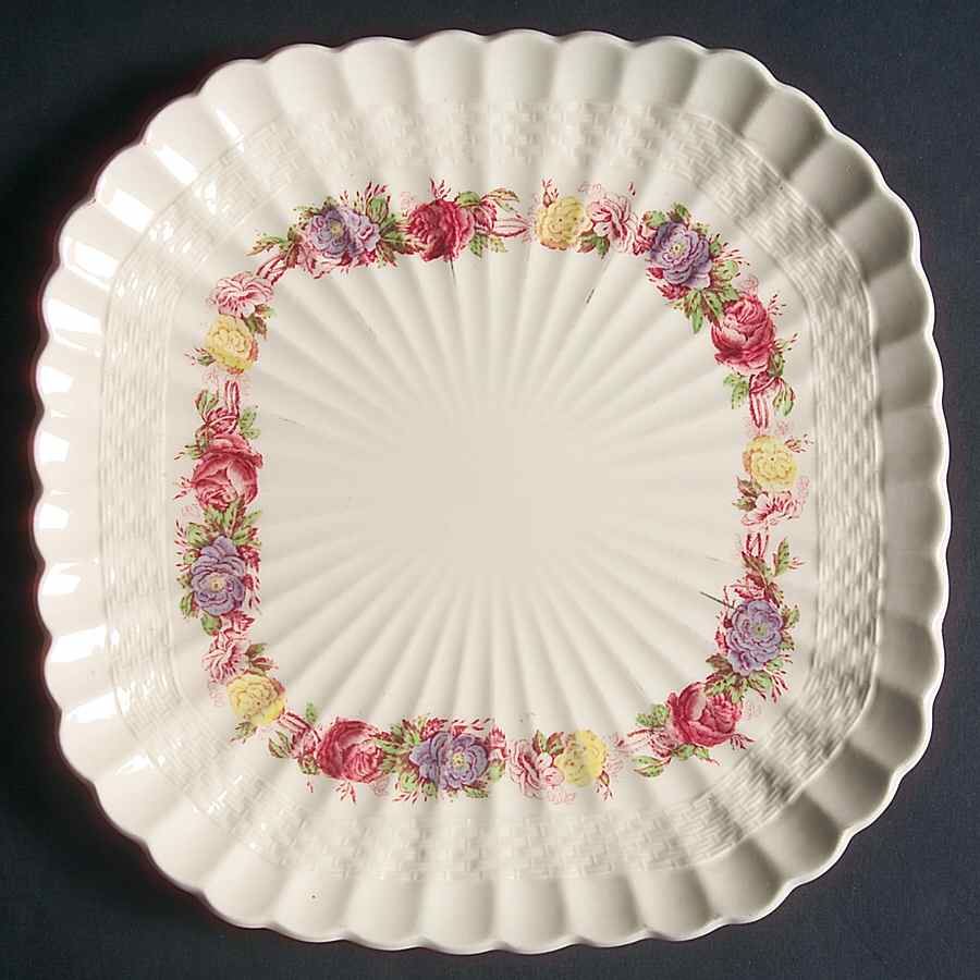 Rose Briar Square Salad Plate by Spode-1