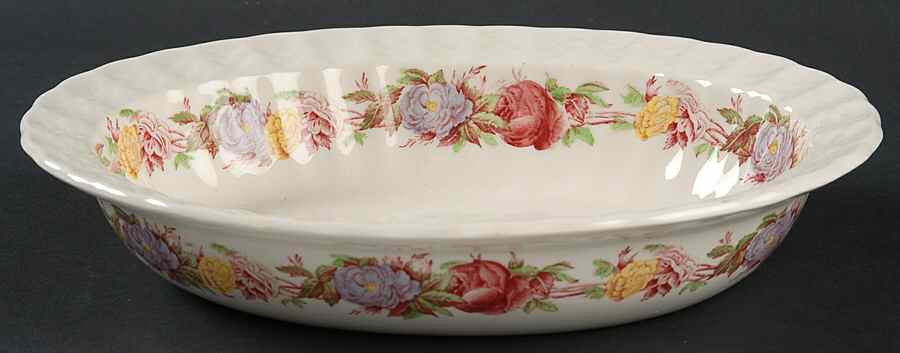 Rose Briar 8" Oval Vegetable Bowl by Spode-1