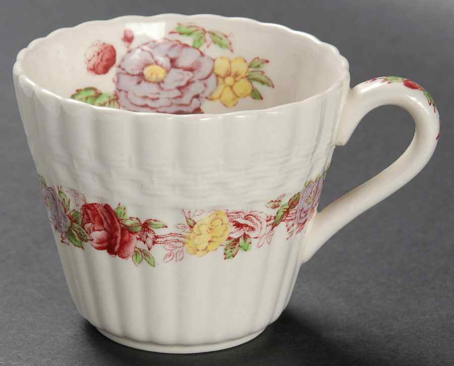 Rose Briar Flat Demitasse Cup by Spode-1