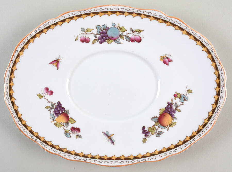 Rockingham Underplate for Gravy Boat by Spode-1