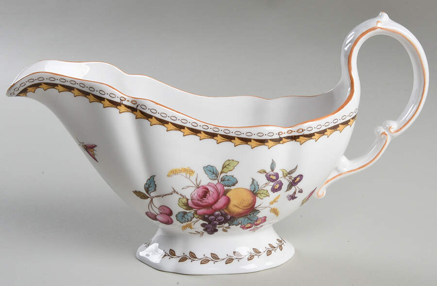 Rockingham Gravy Boat by Spode-1