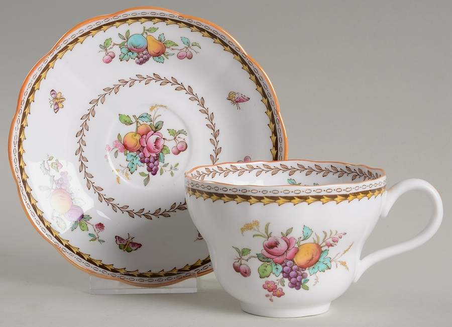 Rockingham Oversized Cup & Saucer Set by Spode-1