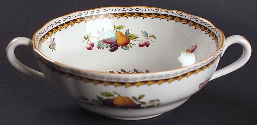 Rockingham Flat Cream Soup Bowl by Spode-1