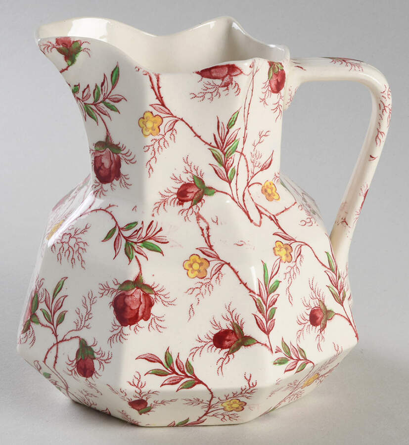 Rosebud Chintz (2-8401, Pink Vine) 20 Oz Jug by Spode-1