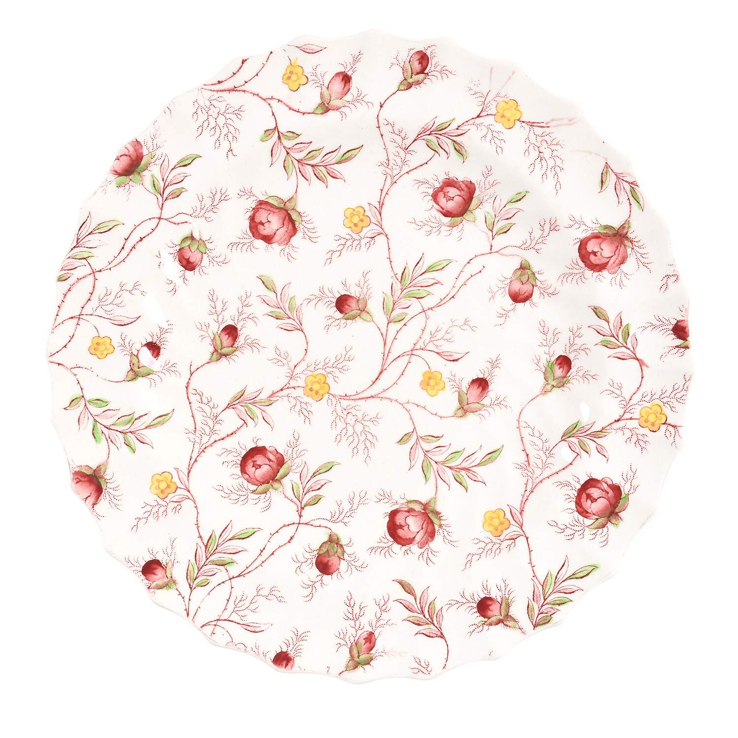 Rosebud Chintz (2-8401, Pink Vine) Salad Plate by Spode-1