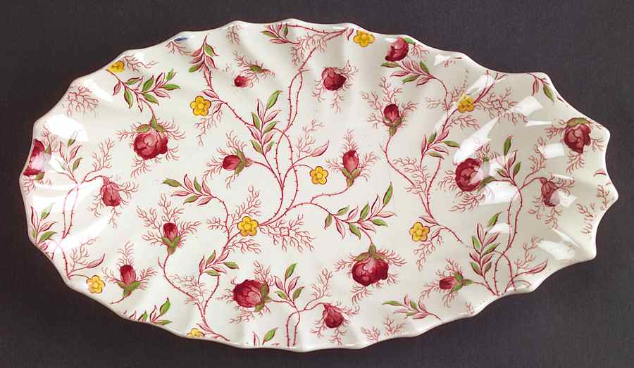 Rosebud Chintz (2-8401, Pink Vine) Relish by Spode-1
