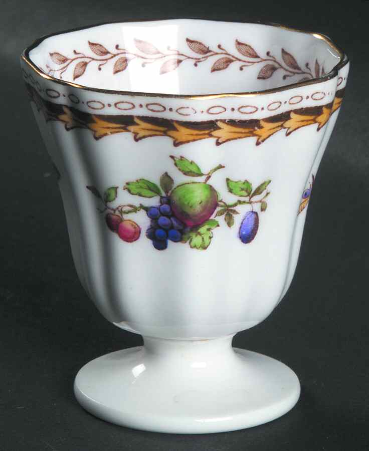 Rockingham (White Or Cream Body, Gold) Single Egg Cup by Spode-1