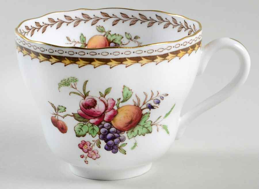 Rockingham (White Or Cream Body, Gold) Footed Cup by Spode-1