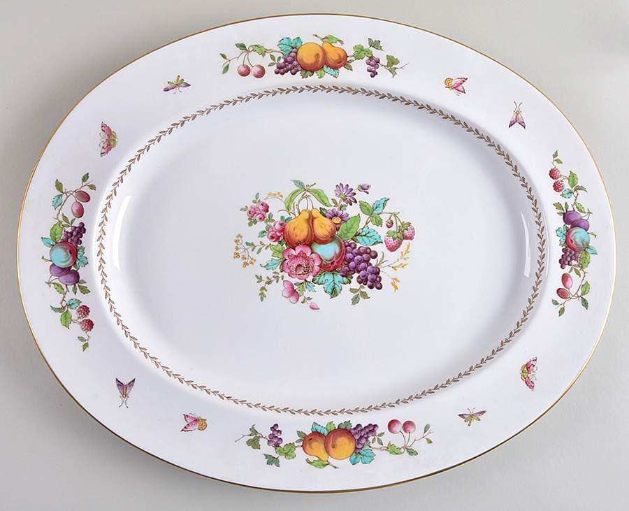Rockingham 16" Oval Serving Platter by Spode-1