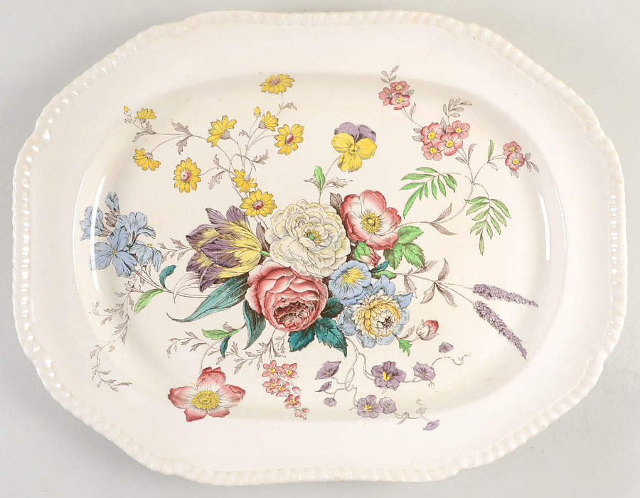 Romney (Gadroon Shape) Underplate for Tureen by Spode-1