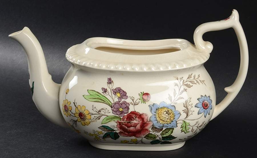 Romney (Gadroon Shape) Teapot No Lid by Spode-1