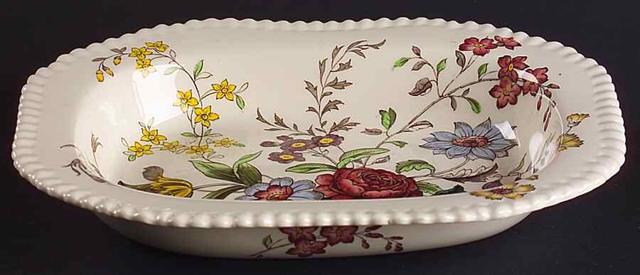 Romney (Gadroon Shape) 9" Oval Vegetable Bowl by Spode-1