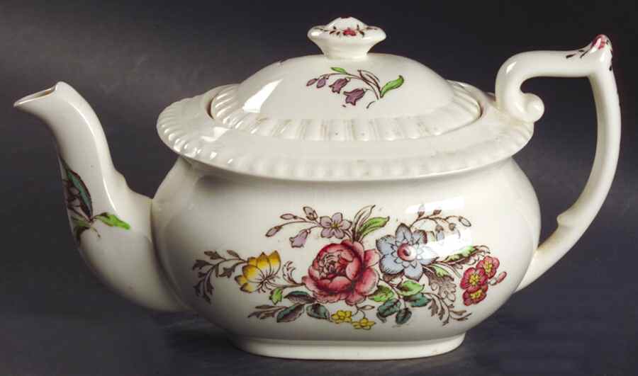 Romney (Gadroon Shape) Mini Teapot & Lid by Spode-1