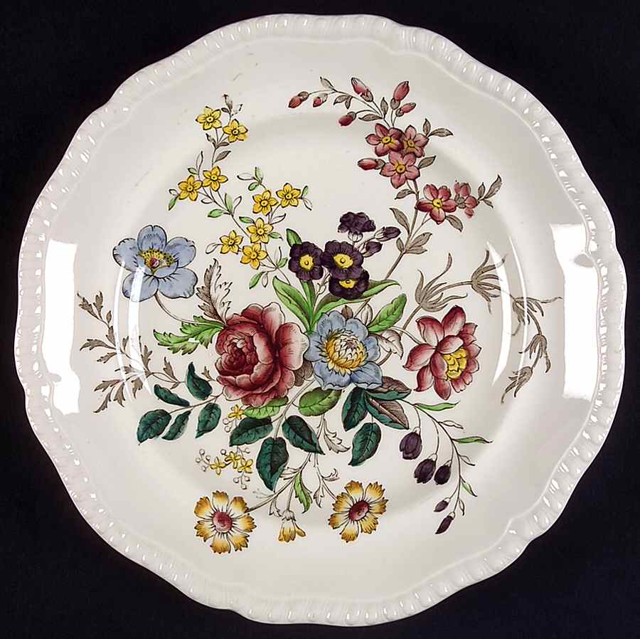 Romney (Gadroon Shape) Luncheon Plate by Spode-1