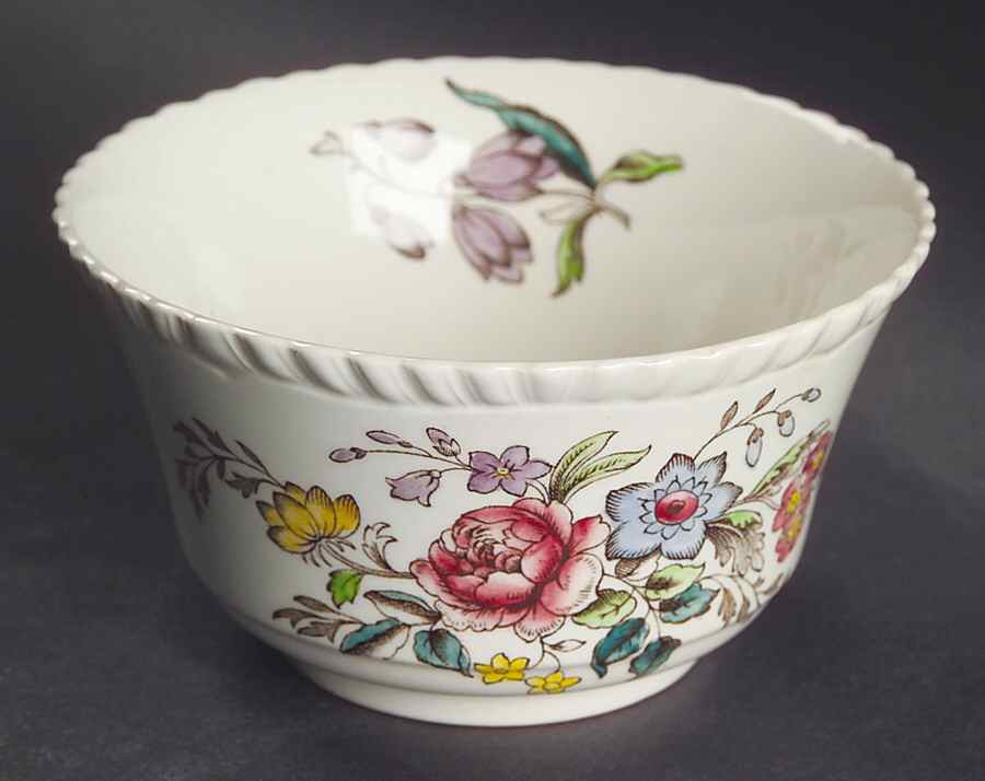 Romney (Gadroon Shape) Mini Open Sugar Bowl by Spode-1