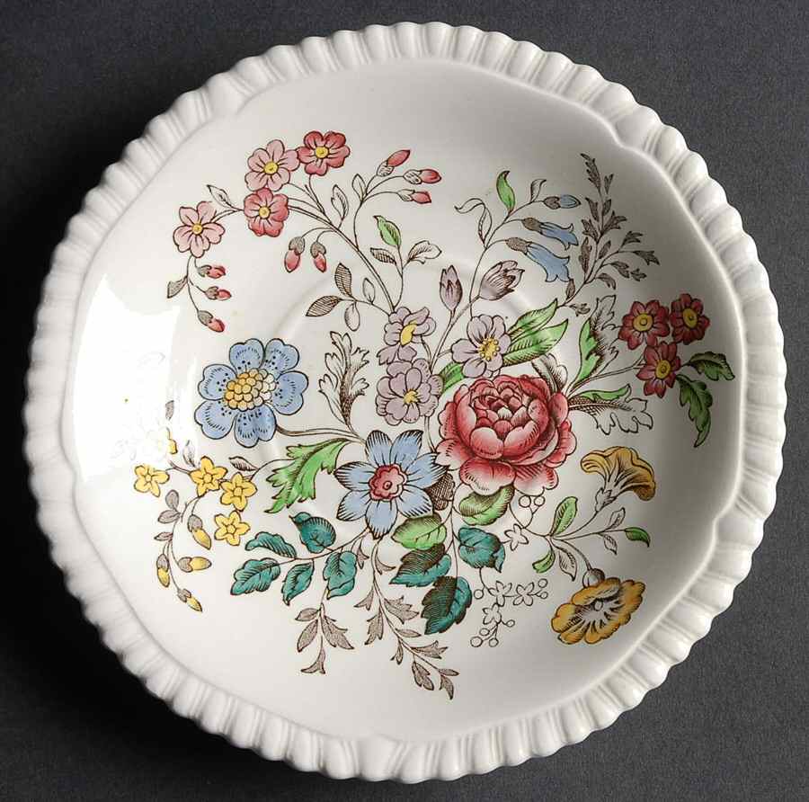 Romney (Gadroon Shape) Saucer by Spode-1