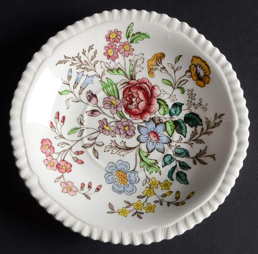 Romney (Gadroon Shape) Saucer for Bouillon Cup by Spode-1