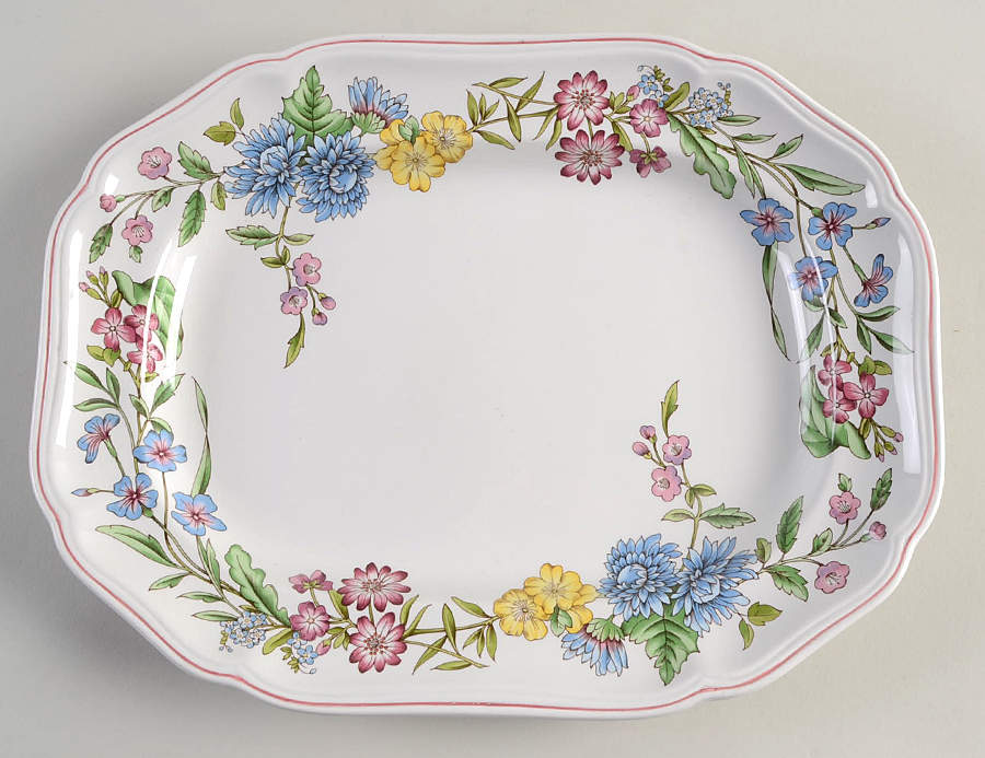 Romany 12" Oval Serving Platter by Spode-1