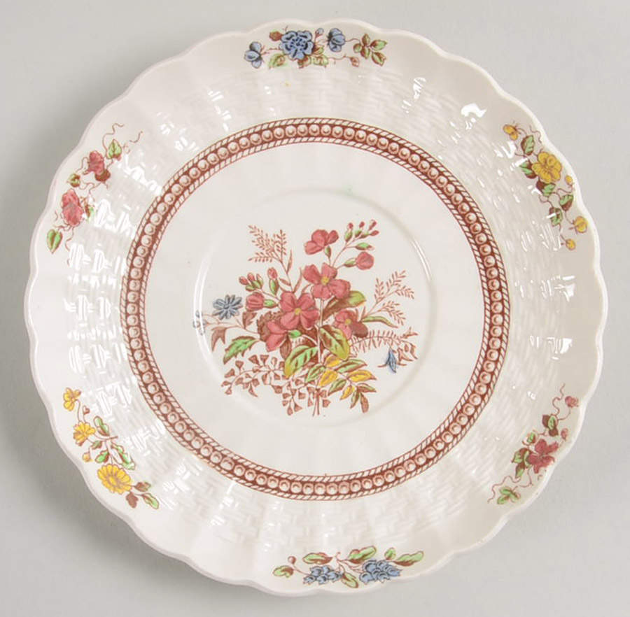 Rosalie Saucer for Footed Cup by Spode-1
