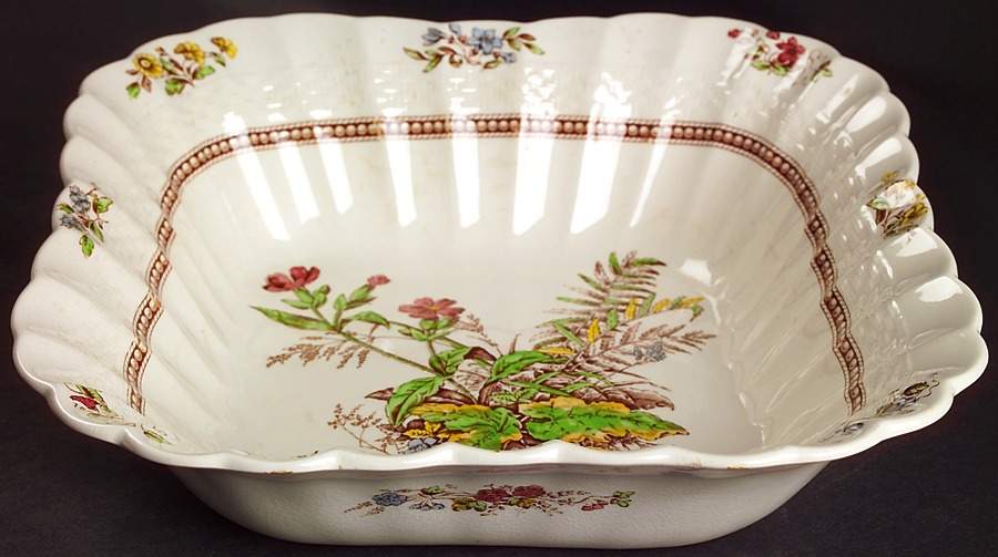 Rosalie 9" Square Vegetable Bowl by Spode-1