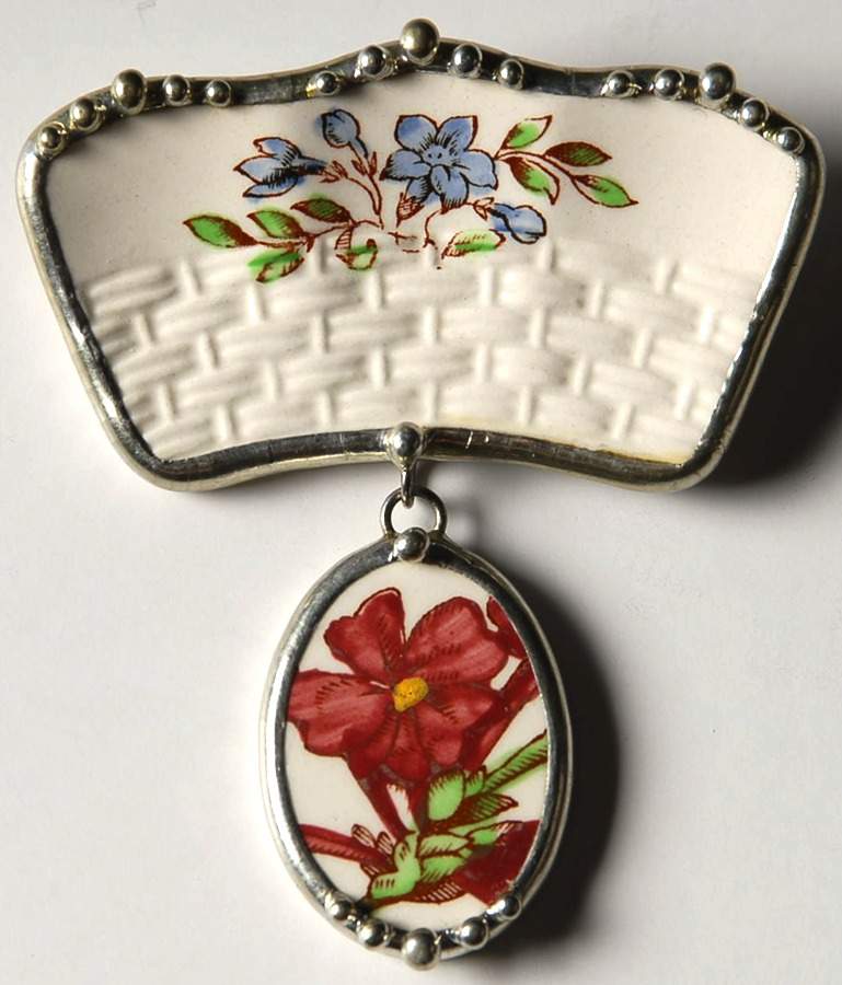 Rosalie Pendant/Pin by Spode-1