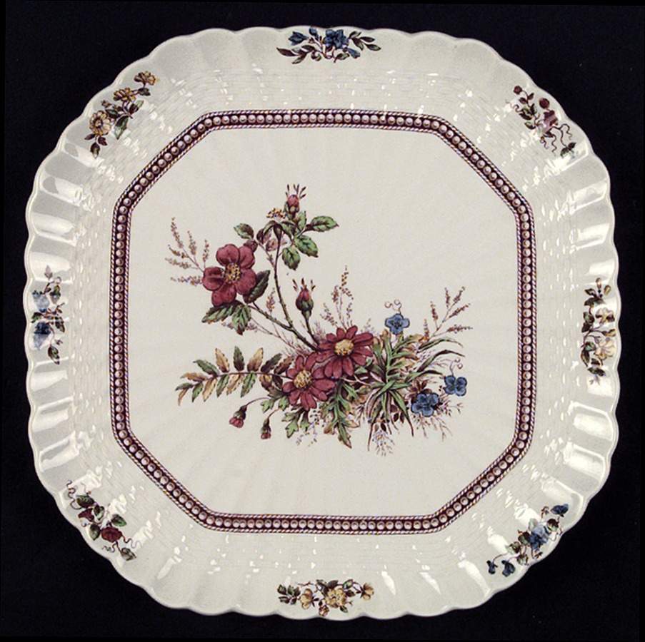 Rosalie Square Luncheon Plate by Spode-1