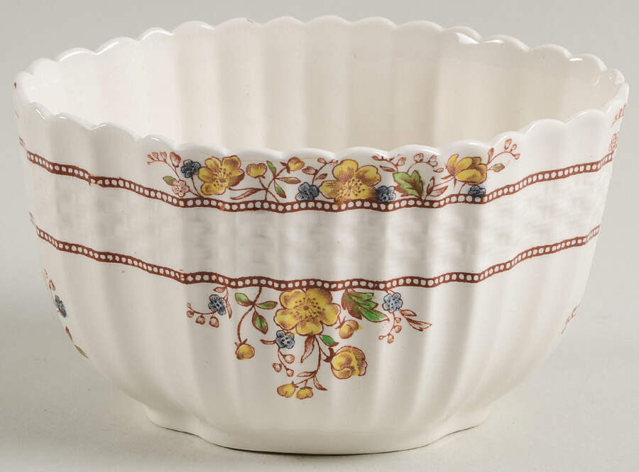 Rosalie Sugar Bowl No Lid by Spode-1