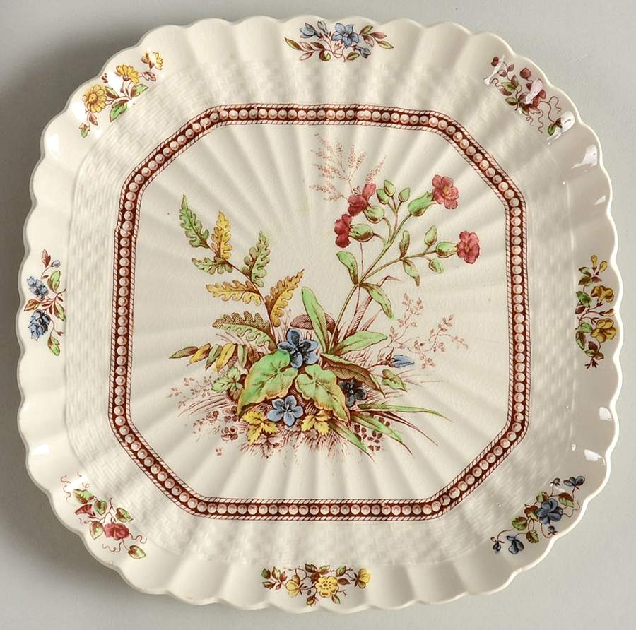 Rosalie Square Salad Plate by Spode-1
