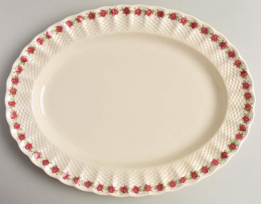 Rosedale 13" Oval Serving Platter by Spode-1