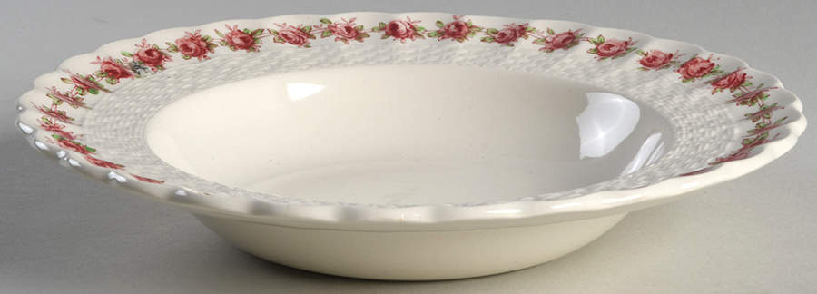 Rosedale Rim Soup Bowl by Spode-1