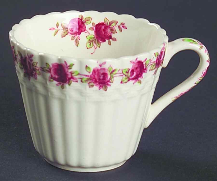 Rosedale Flat Demitasse Cup by Spode-1