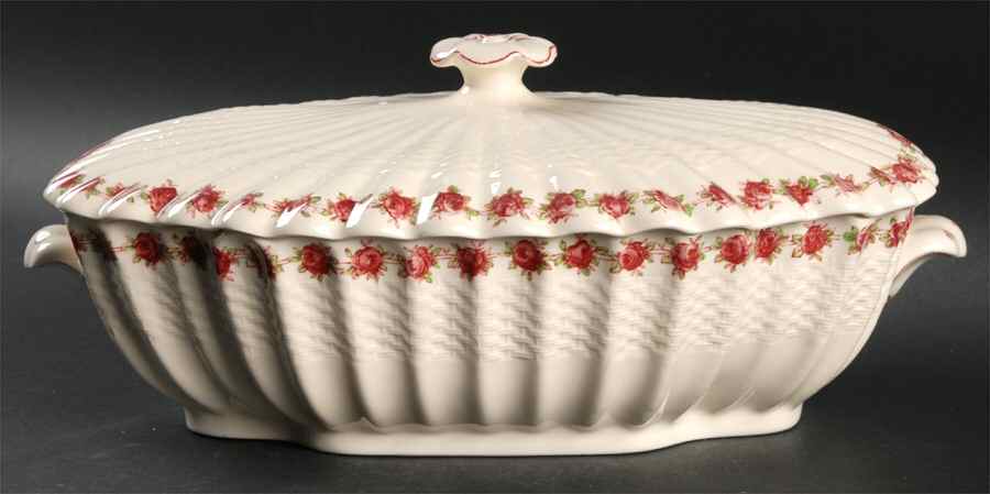 Rosedale Oval Covered Vegetable by Spode-1