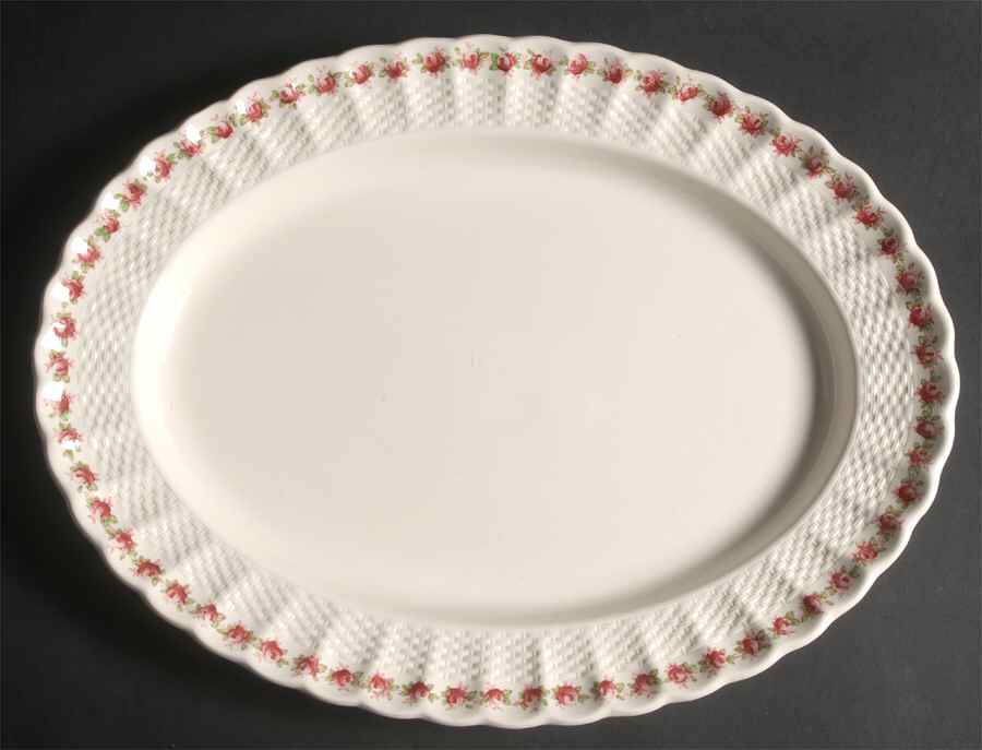Rosedale 14" Oval Serving Platter by Spode-1