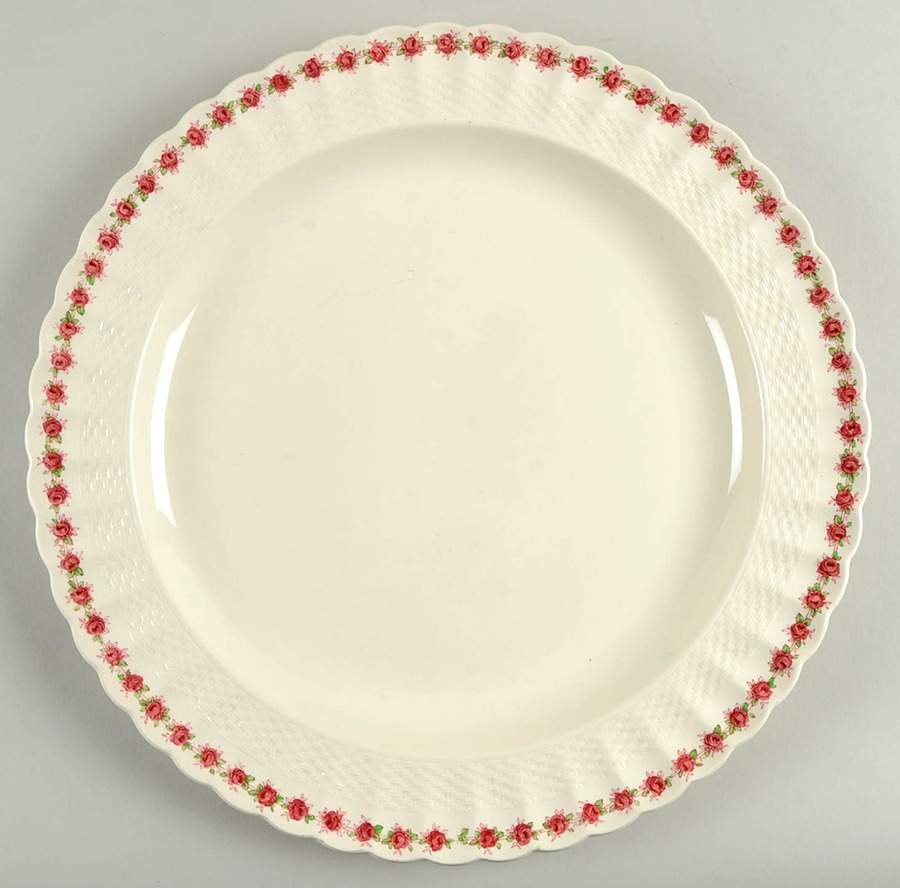 Rosedale 15" Chop Plate (Round Platter) by Spode-1