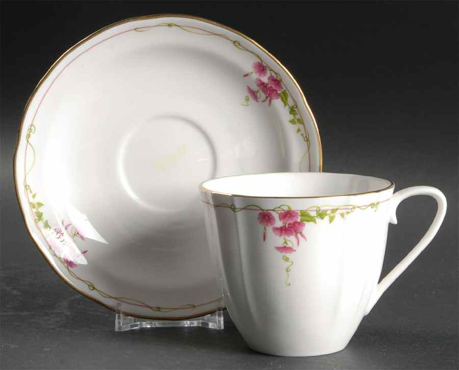 Rosetti Flat Cup & Saucer Set by Spode-1