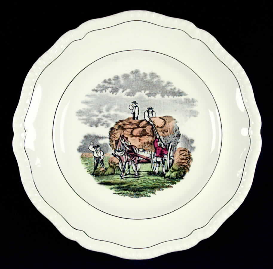 Rural Scenes Luncheon Plate by Spode-1