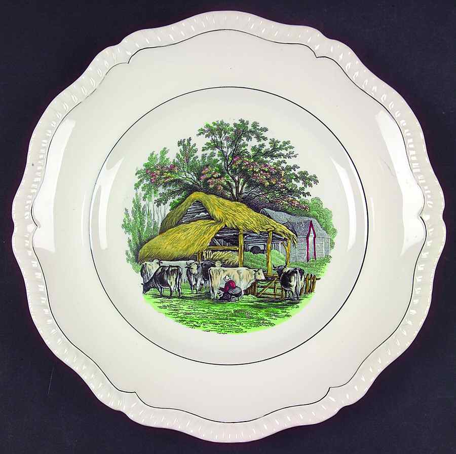 Rural Scenes Dinner Plate by Spode-1