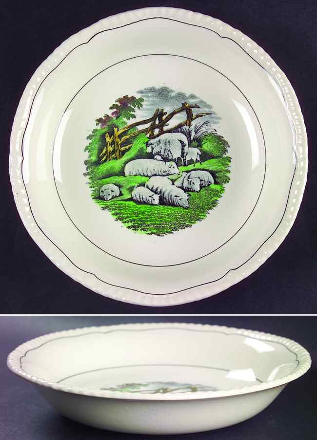 Rural Scenes Coupe Soup Bowl by Spode-1