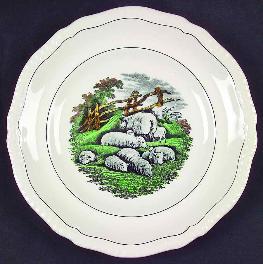 Rural Scenes Salad Plate by Spode-1