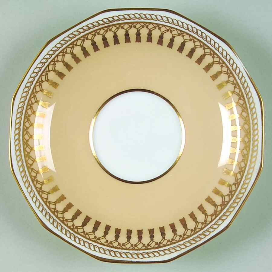 Ryde Butterscotch Saucer for Demitasse Cup by Spode-1
