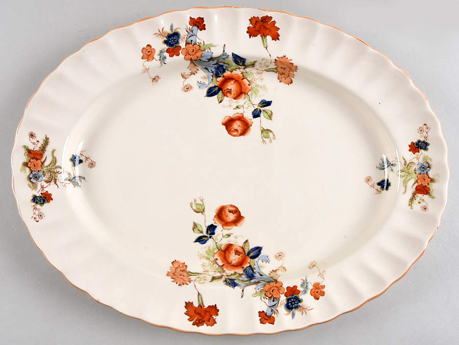 Old Clovelly 15" Oval Serving Platter by Spode-1