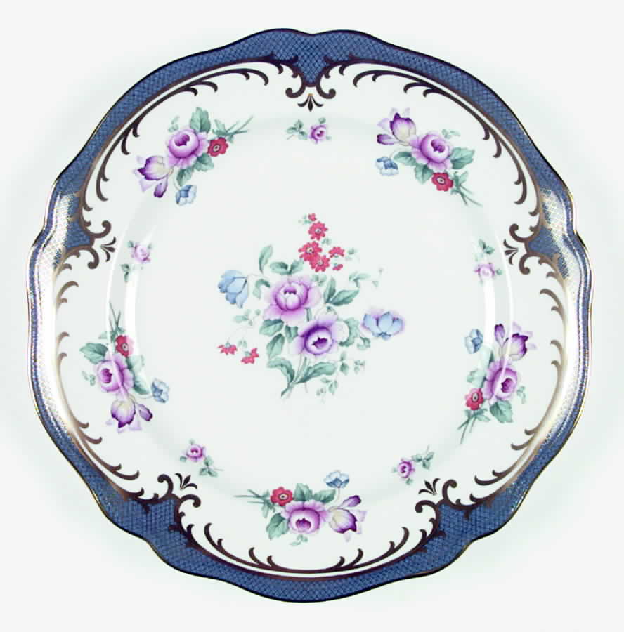 Savoy Blue Dinner Plate by Spode-1
