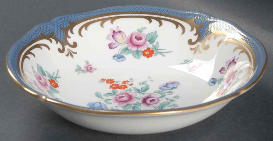 Savoy Blue Coupe Cereal Bowl by Spode-1