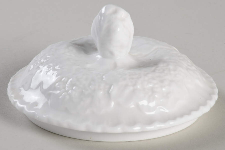 Savoy White (No Trim) Lid for Sugar Bowl by Spode-1