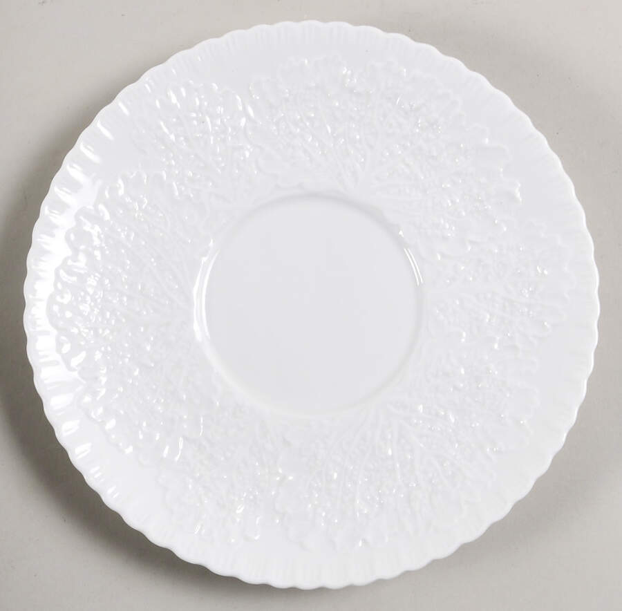 Savoy White (No Trim) Saucer for Cream Soup Bowl by Spode-1
