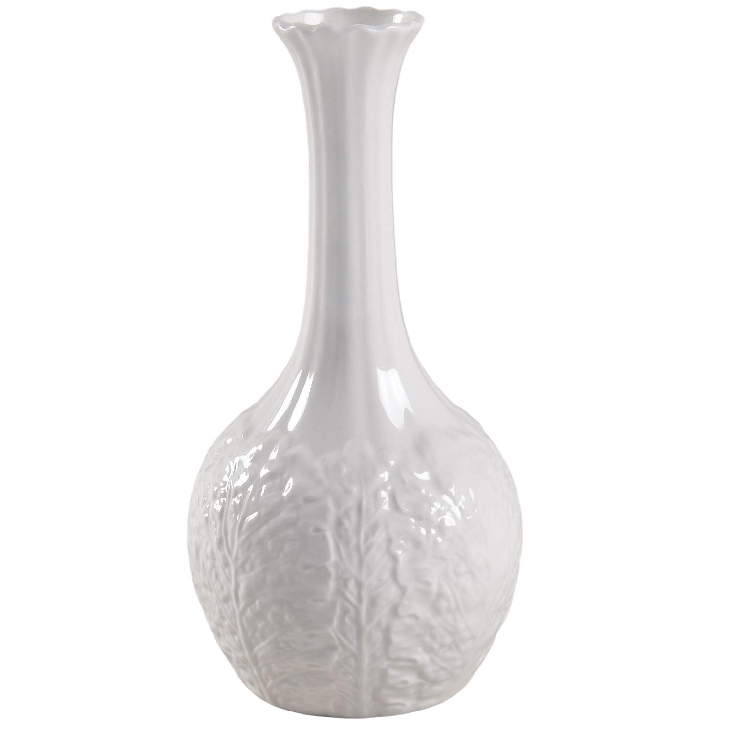 Savoy White (No Trim) Bud Vase by Spode-1