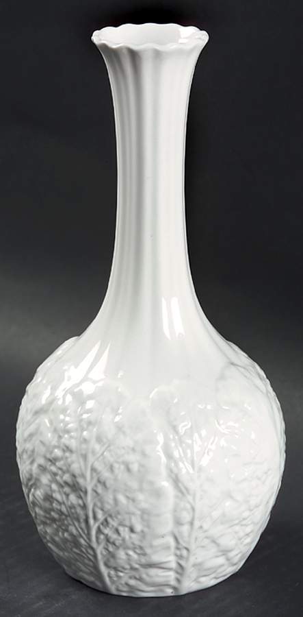 Savoy White (No Trim) Bud Vase by Spode-1